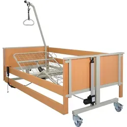 aks L4 Pflegebett mit Metallgitter