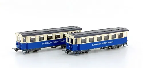 Hobbytrain H43108, 2tlg. Set Personenwagen, Zugspitzbahn, Neu & OVP, H0m