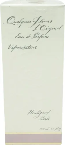 Houbigant Quelques Fleurs Eau de Parfum Spray 100ml - Damenduft mit blumigen Noten von Orangenblüte, Türkischer Rose und ägyptischem Jasmin. Ein zeitloser Klassiker, der die Sinne verführt und ein Gefühl von ewiger Liebe vermittelt.