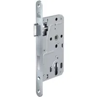 BASI Zimmertürschloss ES 928 PZW DIN Links Rundstulp 20 mm Edelstahl Falle Kunststoff Riegel Aluminium 9280-5528