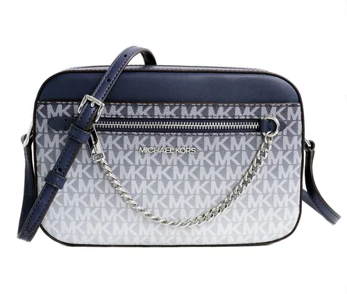 Michael Kors Jet Set Umhängetasche Navy - Umhängetasche für Damen, aus hochwertigem Leder mit elegantem Reißverschluss und stilvollem Design, perfekt für Freizeit und besondere Anlässe.