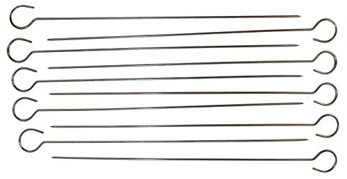 Osma Best Choice Edelstahl Fleischspieß 30cm (50 Stück)