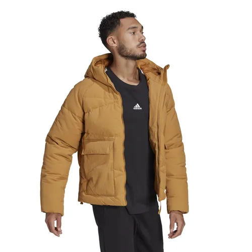 adidas Winter-Daunenjacke Big Baffle Down Herren, XXL in braun von adidas