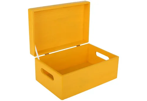 Creative Deco Aufbewahrungsbox mit Deckel 30x20x14 cm (1cm)