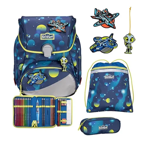 Produktbild Scout Alpha LED Planets Schulranzenset