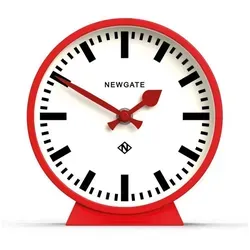 Newgate M Kaminsims-Eisenbahnuhr in Rot - Rot von Newgate