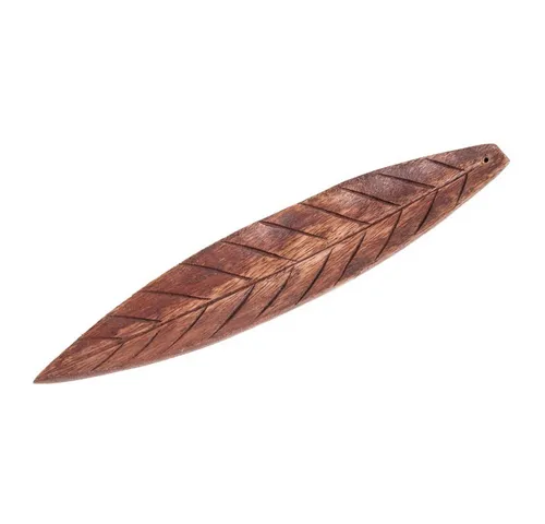 Berk Räucherstäbchen-Halter Räucherstäbchenhalter - Brown Leaf aus Holz