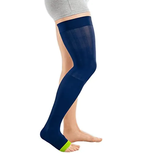 medi Rehab® one kurz Kompressionsschenkelstrümpfe AG - Fußbandagen zur Ödemtherapie, ideal nach orthopädischen Eingriffen. Reduziert Ödeme mit angenehmer Kompression und sicherem Sitz. Offen für optimale Fußfreiheit.