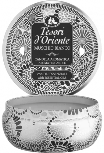 Tesori d'Oriente Weiße Moschus Duftkerze 200 g