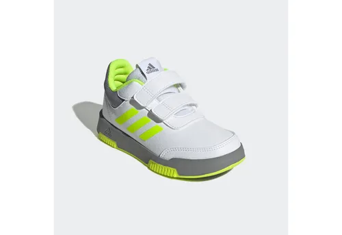 adidas Sportswear TENSAUR HOOK AND LOOP Klettschuh 31 EU - Sneaker für Kinder mit praktischem Klettverschluss, ideal für einfaches An- und Ausziehen. Fällt klein aus, bitte eine Größe größer bestellen. Farbe: Cloud White / Lucid Lemon.