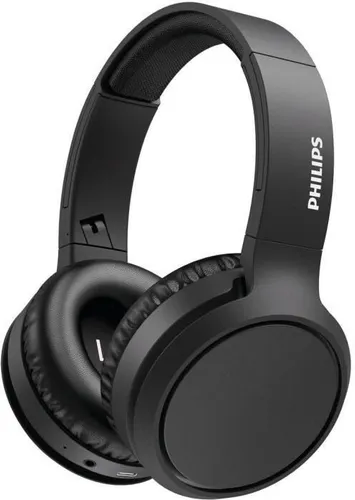 Philips TAH5205BK Over-ear Headset mit Bluetooth - Kopfhörer mit hochqualitativem Sound, kabellose Freiheit und bequeme Passform für stundenlangen Musikgenuss.