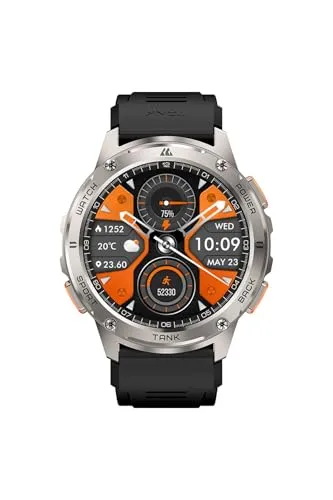 KOSPET T3 Smartwatch, 1,4 Zoll AMOLED, wasserdicht, Silber