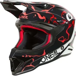 O'NEAL 1SRS Helmet SPLASH schwarz/rot - Größe XS - Motorradhelm mit 2 Außenschalen und EPS für maximale Sicherheit und Komfort, ausgestattet mit optimaler Belüftung für ein angenehmes Fahrgefühl.