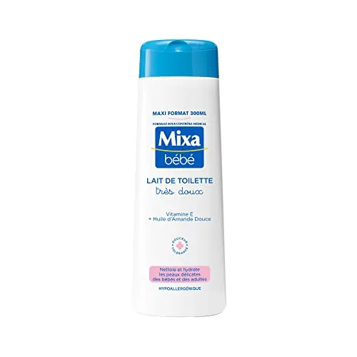 Mixa Bébé Milch de Toilette sehr weich, 300 ml