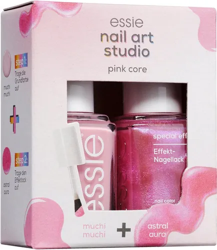 essie Nagellack-Set NAIL ART STUDIO SET, Hochwertig, langanhaltend, deckende Farbkraft und glatte Nägel.