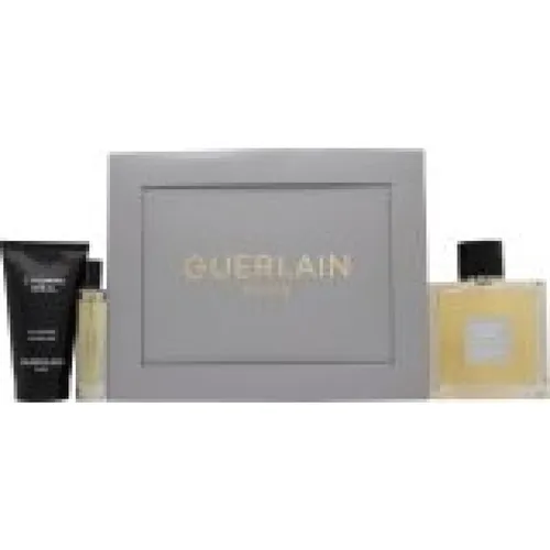 Guerlain L'Homme Ideal Geschenkset 100ml EDT - Herren Parfümset mit 100ml Eau de Toilette, 75ml Duschgel und 10ml EDT für unterwegs – ideal als Geschenk für den modernen Mann.