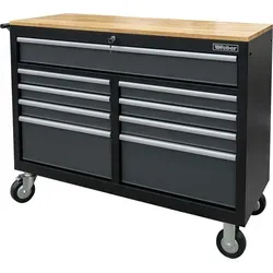Weber Mobiler Werkstattwagen mit 9 Schubladen