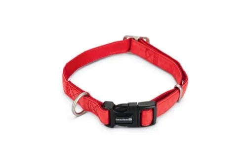 Beeztees 744961 Halsband Macleather, 20 x 35-50 cm, rot