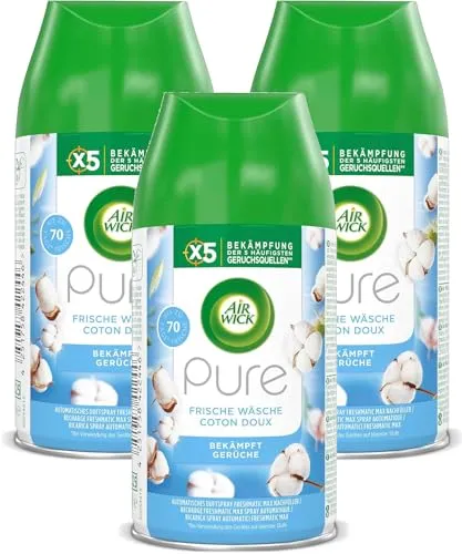 Air Wick Freshmatic Max Nachfüller 3x PURE Frische Wäsche 250ml