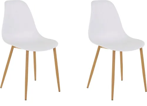 OTTO home Schalenstuhl Miller, 2 oder 4 Stück, Kunststoff in weiß von OTTO home