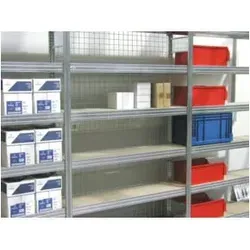 Regalwerk BERT-Gitterrückwand verzinkt 2480x906 mm für Regal 2500x1005 mm