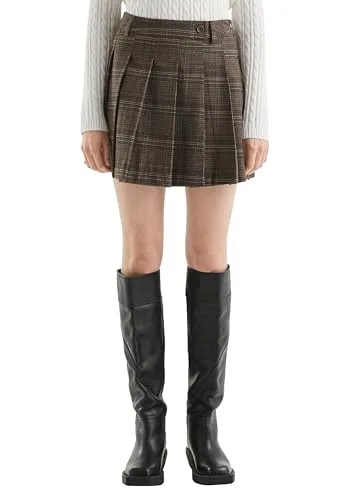 QS Karierter Minirock