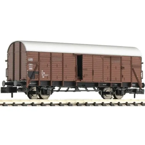 Fleischmann N 6660018 Gedeckter Güterwagen Gattung Gl der ÖBB - Güterwagen der ÖBB in Epoche IV (1965 - 1990), ideal für Modellbahnanlagen im Maßstab 1:160, neu und originalverpackt.