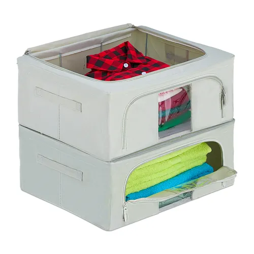 Aufbewahrungstaschen Set Kleideraufbewahrung Wäschebox Wäscheaufbewahrung Stoff