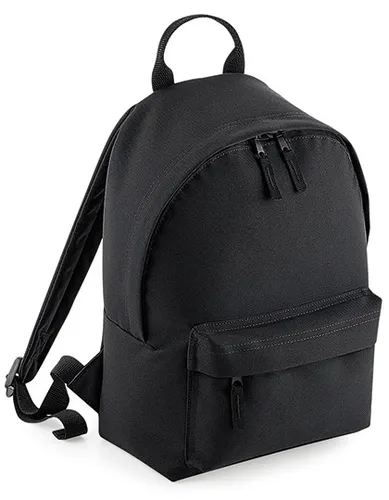 BagBase BG125S | Mini Fashion Backpack, 24 x 33 x 17 cm - Farbe: Black/Black - Größe: 24 x 33 x 17 cm