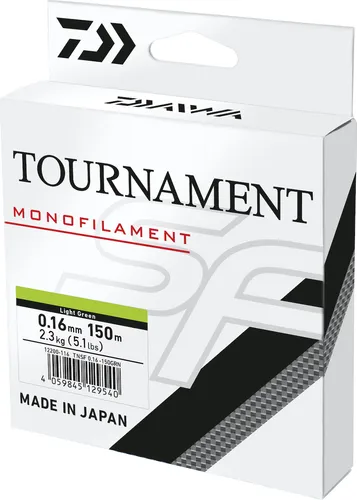 Daiwa Schnur Tournament SF Line Grün-Transparent 300m Länge 300m Ø0,16mm Monofilschnur