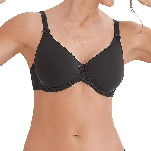 Felina Spacer-BH 206289 Vision Deluxe Obsidian Grey 75E - Funktionsunterwäsche mit nahtlosen Cups für ein angenehmes Tragegefühl und optimale Atmungsaktivität. Der elastische Mittelträger und der U-förmige Rücken bieten zusätzlichen Komfort.