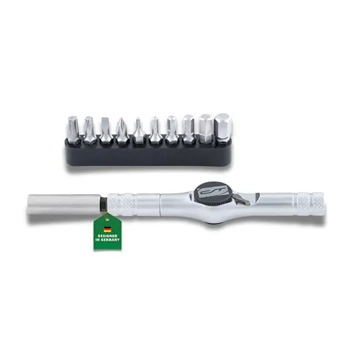 CONTEC Fahrrad-Multitool Trident Ratchet 10 in 1 - Fahrrad-Multifunktionswerkzeug mit cleverem Design für T-Schlüssel und Steckschlüssel, ideal für schnelle Reparaturen unterwegs oder zu Hause.