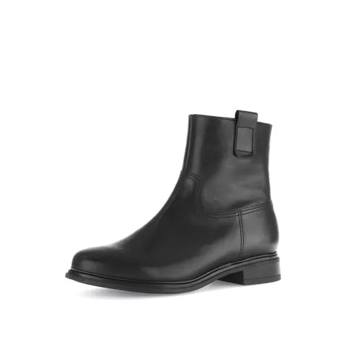 Gabor Damen Ankle Boots, Frauen Stiefeletten,Leichte Mehrweite (G),gefüttert,Winterstiefeletten,Stiefel,schwarz (Flausch),37 EU / 4 UK