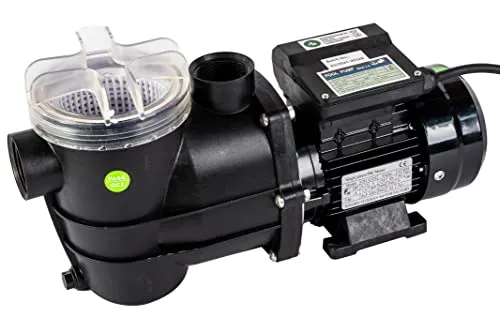 HST Profi Leis Poolpumpe 8000 Li/Std, bis 40 m³ Beckengröße, 350 W, Filterpumpe mit geringer Energieaufnahme zur Kostensenkung, Druckpumpe, Robuste Pool Pumpe mit Filter und Vorfilterfunktion