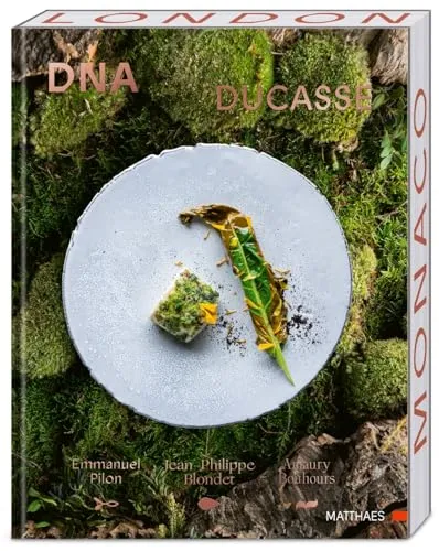DNA DUCASSE: Monaco, London, Paris - 135 Rezepte aus der Sterneküche - Kochbuch mit 135 exklusiven Rezepten aus den legendären Ducasse-Restaurants, ideal für Feinschmecker und Hobbyköche, die Gourmetgerichte zuhause zaubern möchten.