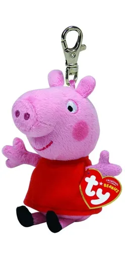 Ty Beanie Babies Clip Anhänger Peppa Pig ca. 12 cm