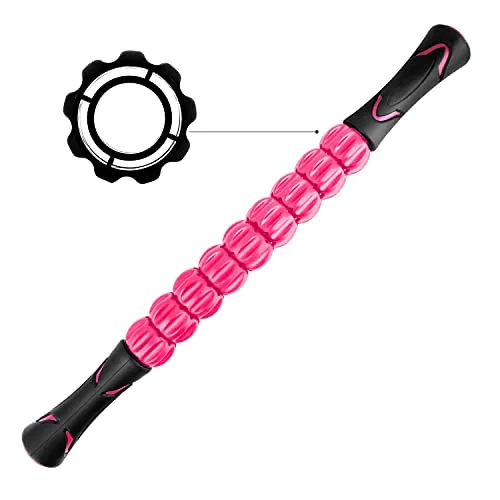 Massageroller Muskel Roller Stick in pink von CHAOCHI