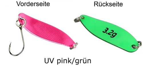 Fishing Tackle Max Kunstköder FTM Spoon Hammer Blinker 3,2g - Forellenblinker