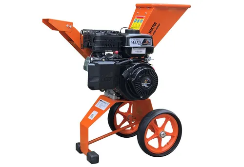 Forest Master Foliengewächshaus Benzin Häcksler 6 PS 208ccm 4-Takt FM6DD - Gewächshäuser und Häcksler in einem, leistungsstarker 6 PS Benzin Häcksler für effizientes Zerkleinern von Gartenabfällen.