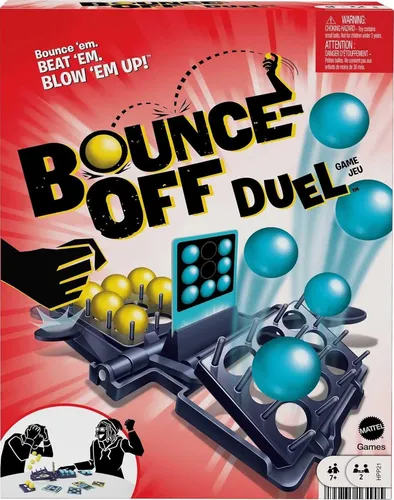 Mattel Spiele Bounce Off Duell Familienspaß Wettbewerbs-Spiel