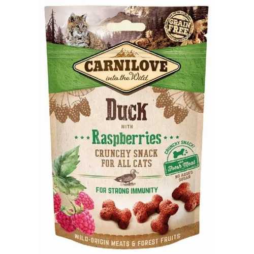 CARNILOVE Crunchy Snack Duck & Raspberries - Katzenleckerli mi 8595602527199
