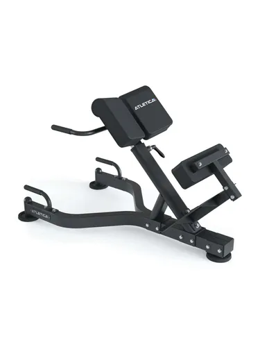 Atletica Hyperextension verstellbar – Effektives Training der Rückenstrecker - Krafttraining mit 200kg Belastbarkeit und hoher Stabilität. Die verstellbare Hyperextension fördert die Rückenstabilität und ermöglicht zusätzlich Dips und Liegestütze.