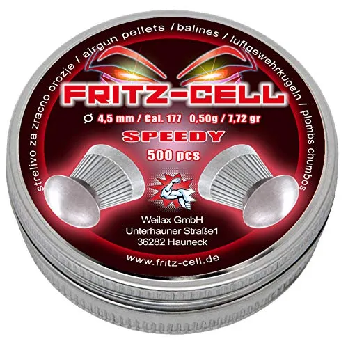 Speedy Diabolos 4,5mm Fritz-Cell für Luftgewehr Luftpistole 5000