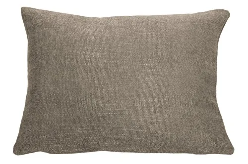 Kissenhülle Villa Leinenstruktur Kissenbezug 45x45 o. 40x60 cm Deko Kissen #1371 (grau Taupe, 40x60)