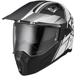 IXS 208 2.0 Endurohelm - Schwarz-Weiß, Größe 2XL für Männer - Motorradhelm mit optimaler Stirn- und Kinnbelüftung sowie kratzfestem Schnellwechselvisier. Ideal für Enduro-Fahrer, die Komfort und Sicherheit schätzen.