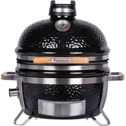 Monolith ICON Grill - Der Kamado Grill für Unterwegs - Kompakter Tischgrill aus Ton und Stein, ideal für Grillabenteuer unterwegs. Mit Holzkohle betrieben, bietet er authentischen Grillgeschmack auf kleinstem Raum.