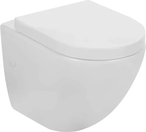 Verosan Tiefspül Wand-WC Cozy Spülrandlos inkl. Sitz Weiß erhöht