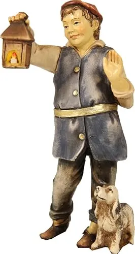 FADEDA JOK: Hauswirt/Höhe:10 cm/handbemalt/detailgetreue Krippen Figuren - Weihnachten Tisch Dekoration Krippe Zubehör