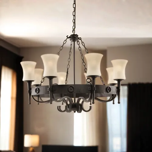 Kronleuchter Schwarz von Licht-Erlebnisse