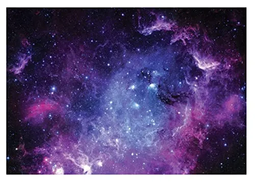 WallArena - Vlies Fototapete Kinderzimmer 416x254 cm Galaxy Weltraum Sterne Universum - Fototapeten Tapeten für Kinder Kindertapete Kinderzimmertapete - Vliestapete Wandtapete Tapete 3D Effekt